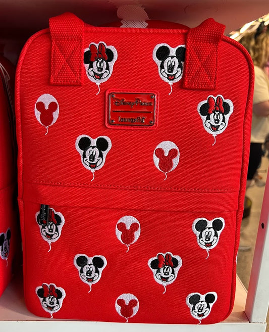 Mickey & Minnie Mouse Canvas Loungefly Backpack