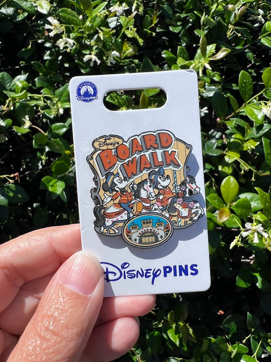 Mickey & Minnie Mouse Carousel Boardwalk Resort Disney Pin
