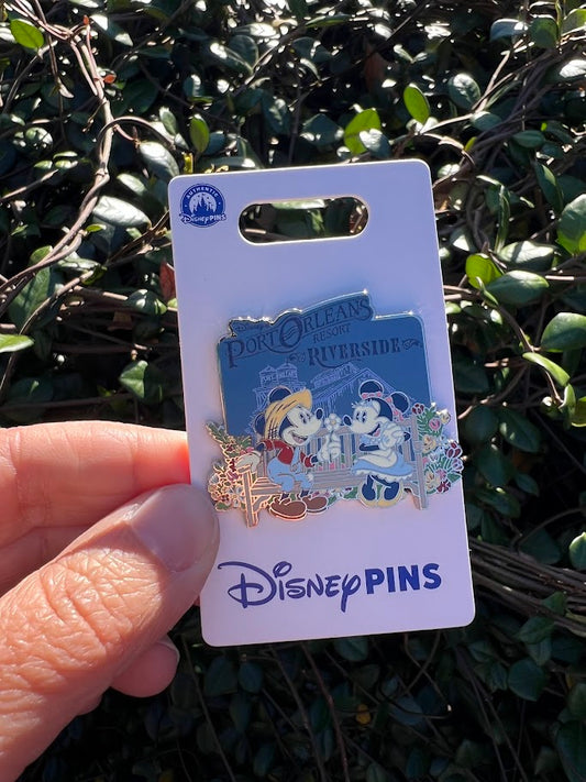 Mickey & Minnie Mouse Port Orleans Riverside Disney Pin