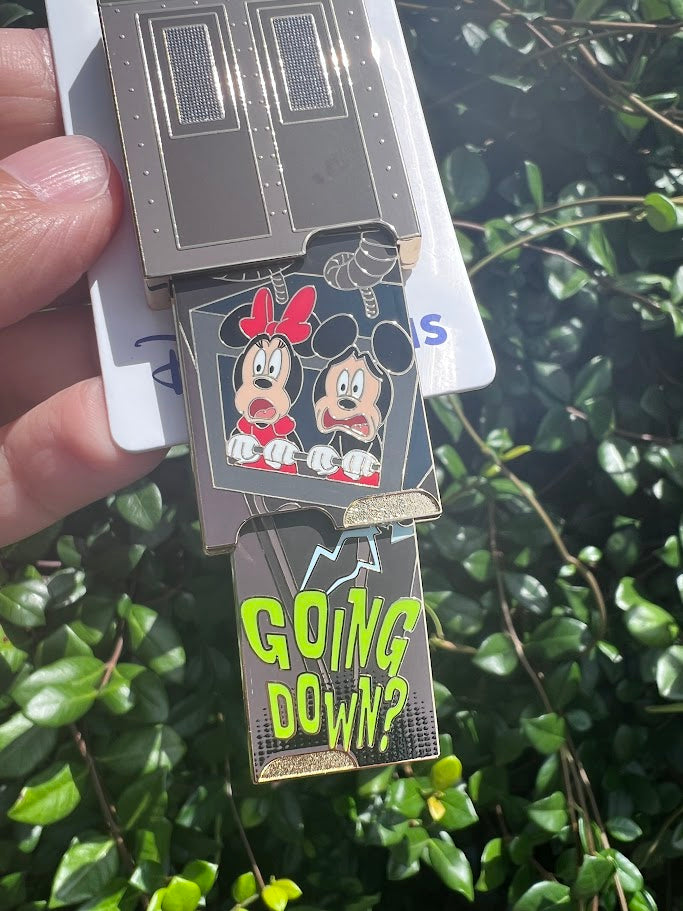 Mickey & Minnie Tower of Terror Disney Pin
