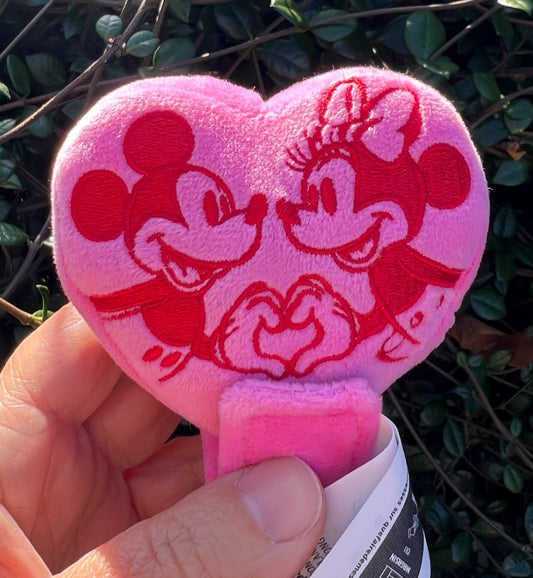 Mickey & Minnie Main Street Valentine Heart Headband Plush