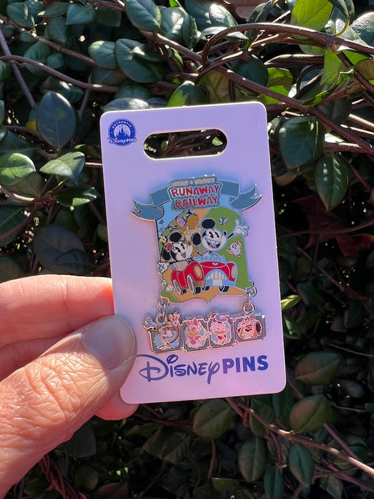 Mickey & Minnie's Runaway Railway Dangle Disney Pin