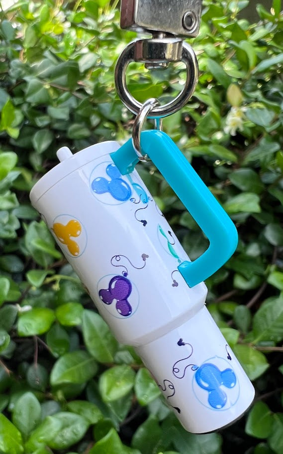 Mickey Balloons Tumbler Disney Parks Bag Clip