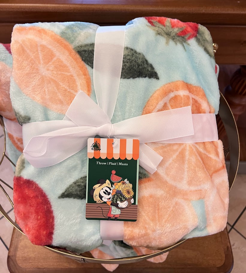 Mickey Icons Fruit Disney Throw