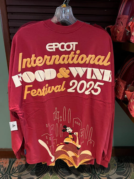 Mickey Mouse 2025 Epcot Food & Wine Festival Adult Spirit Jersey