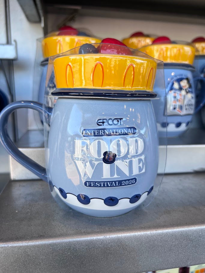 Mickey Mouse 2026 Epcot Food & Wine Festival Mug