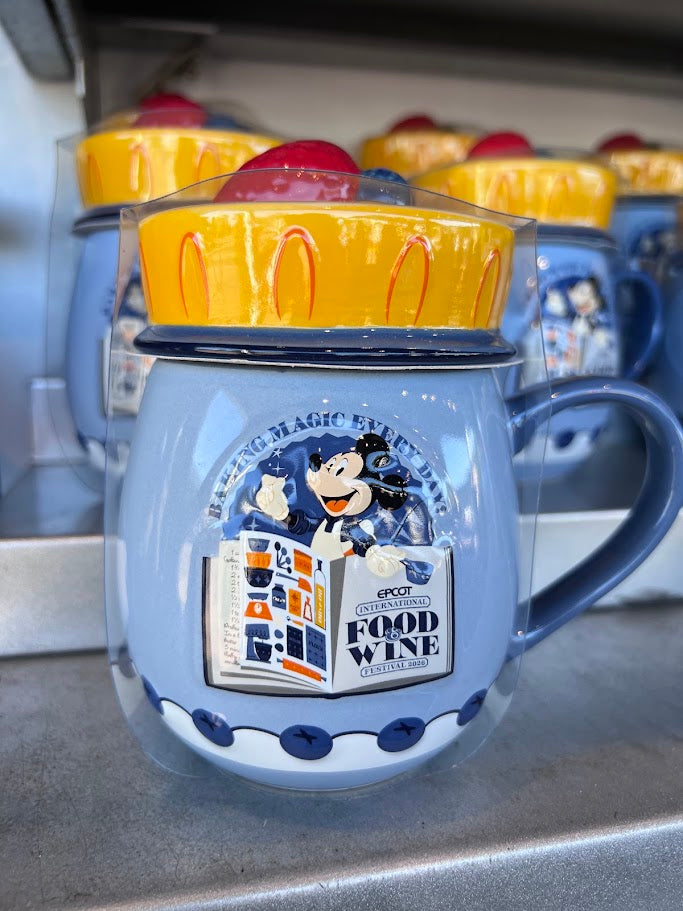 Mickey Mouse 2026 Epcot Food & Wine Festival Mug