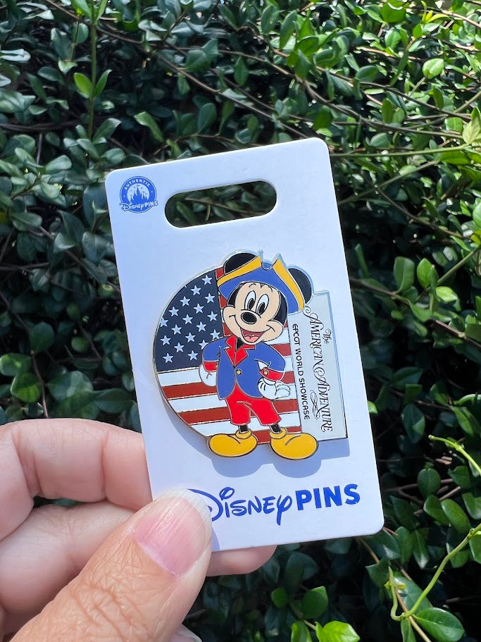 Mickey Mouse American Adventure Pavilion Epcot World Showcase Disney Pin