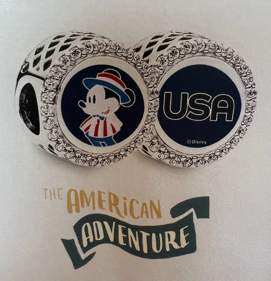 Mickey Mouse American Adventure Pavilion Epcot Pandora Charm
