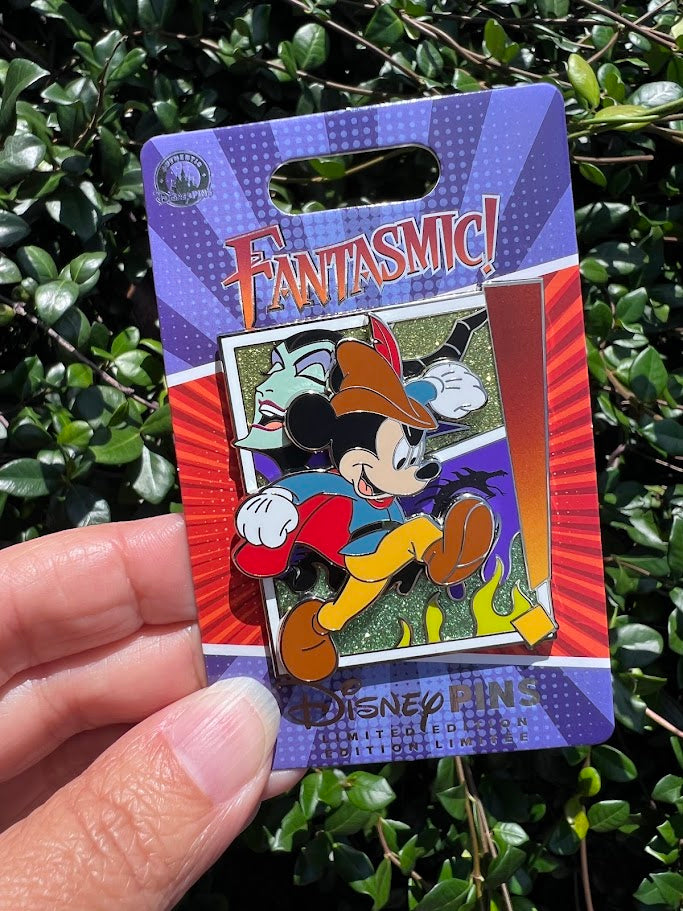Mickey Mouse & Maleficent Fantasmic Quarterly Disney Pin