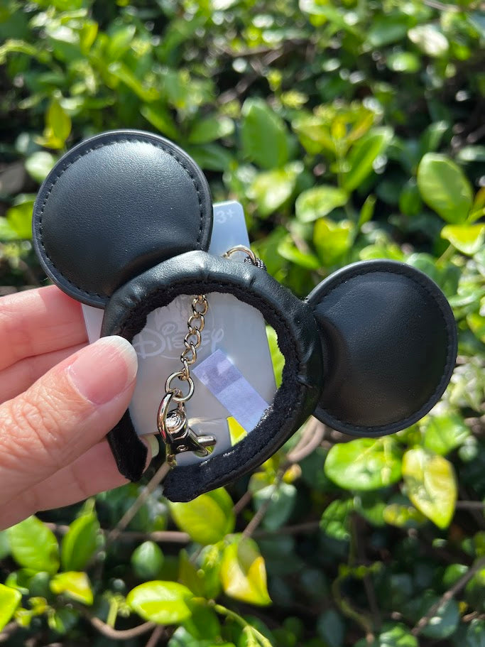 Mickey Mouse Autograph Minnie Mouse Ears Headband Bag Charm Keychain