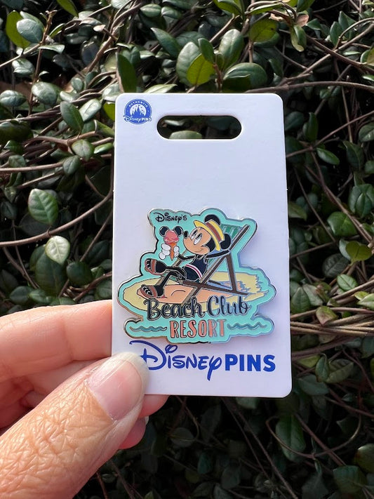 Mickey Mouse Beach Club Disney Pin