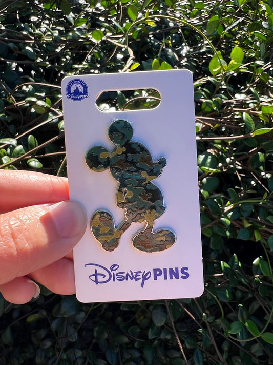 Mickey Mouse Camouflage Disney Pin