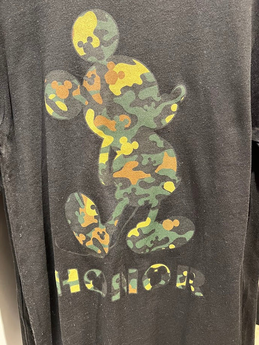 Camouflage Mickey Mouse Honor Adult T-Shirt