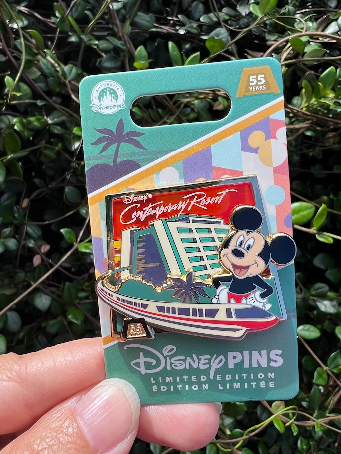 Mickey Contemporary Resort WDW 55th Anniversary Limited Edition Disney Pin
