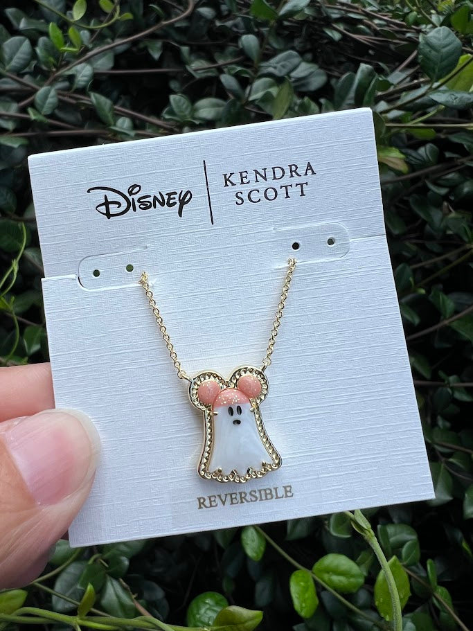 Mickey Mouse Cutie Ghost Kendra Scott Necklace