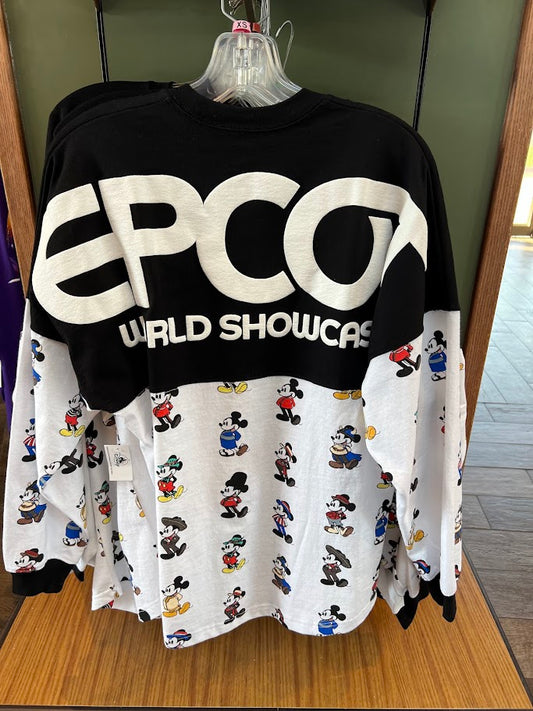 Mickey Mouse Epcot World Showcase Adult Spirit Jersey