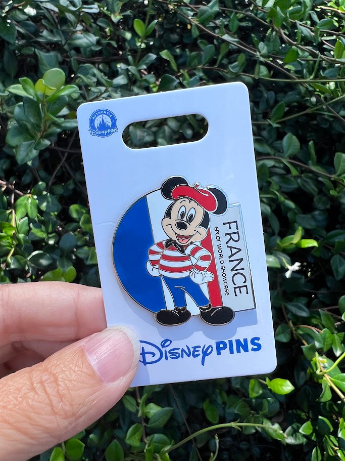 Mickey Mouse France Pavilion Epcot World Showcase Disney Pin