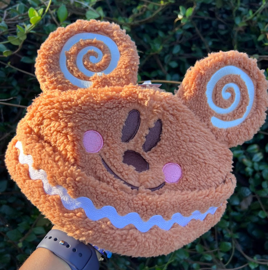 Gingerbread Mickey Mouse Sherpa Beanie