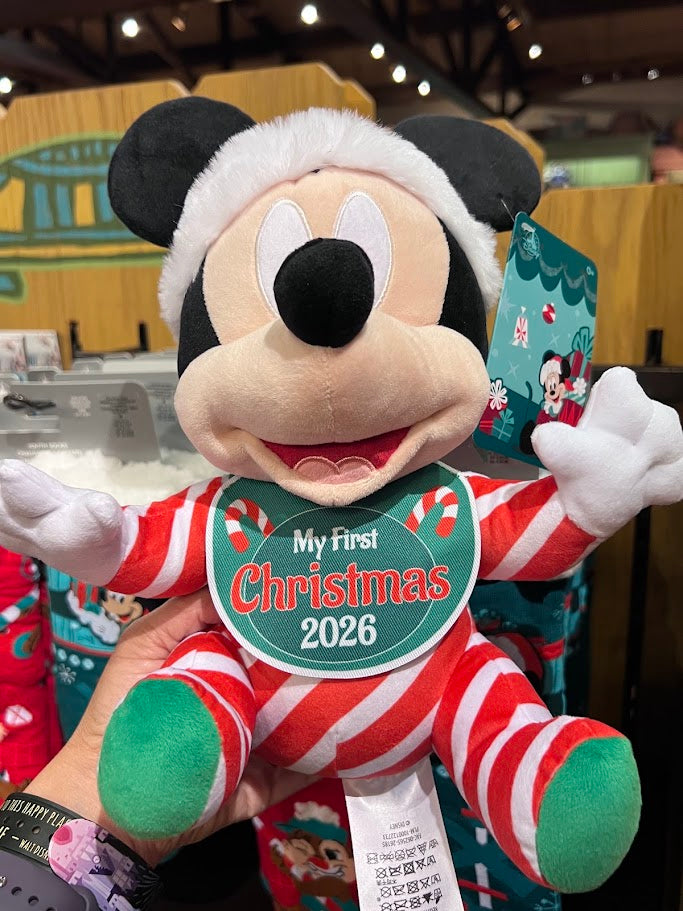 Mickey Mouse My First Christmas 2026 Plush