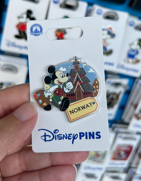 Mickey Mouse Norway Pavilion Epcot World Showcase Disney Pin