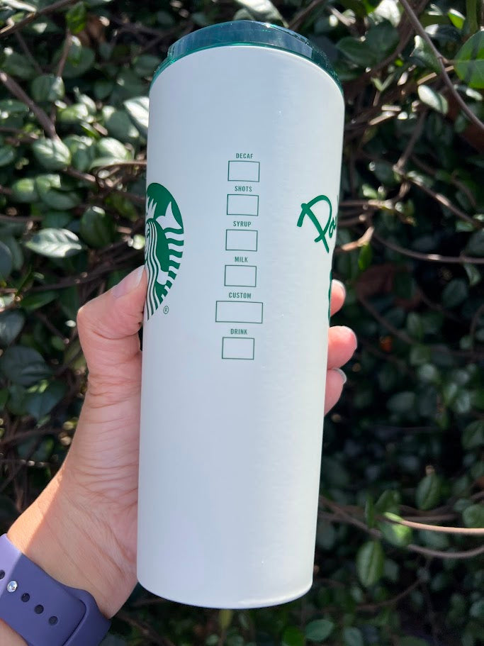Mickey Mouse Park Days & Lattes Starbucks Metal Tumbler 16 oz.