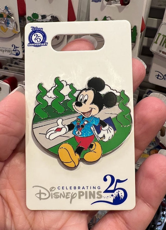 Mickey Mouse Pin Trading 25th Anniversary Disney Pin