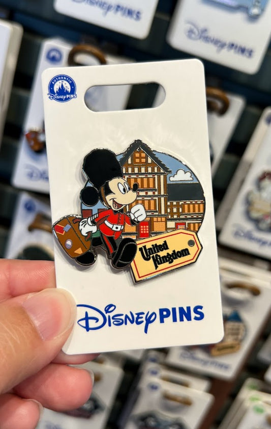 Mickey Mouse UK Pavilion Epcot World Showcase Disney Pin