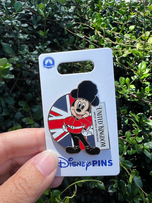 Mickey Mouse United Kingdom Pavilion Epcot World Showcase Disney Pin