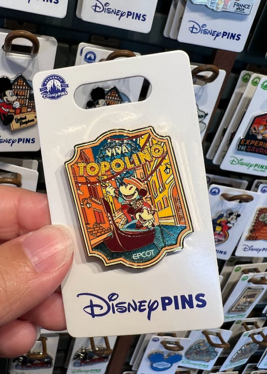 Mickey Mouse Topolino Italy Pavilion Epcot World Showcase Disney Pin
