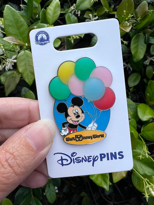 Mickey with Balloons Walt Disney World Disney Pin