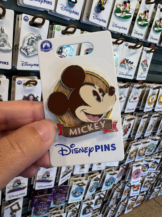 Mickey Mouse Wooden Disney Pin