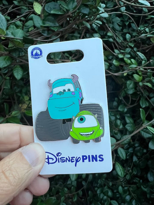 Mike & Sulley Cars Disney Pin