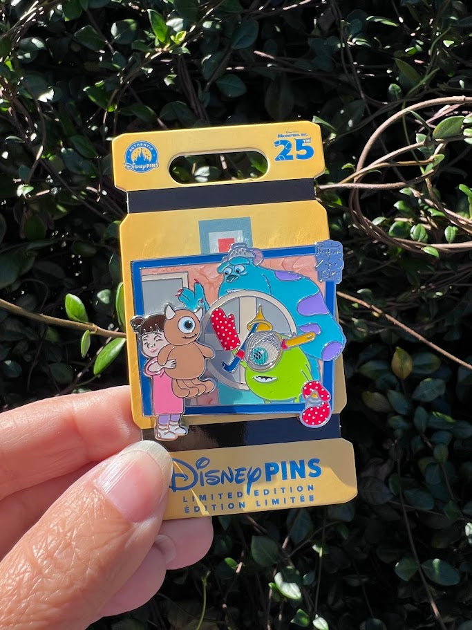 Mike Sulley & Boo Monsters Inc 25th Anniversary Limited Edition Disney Pin