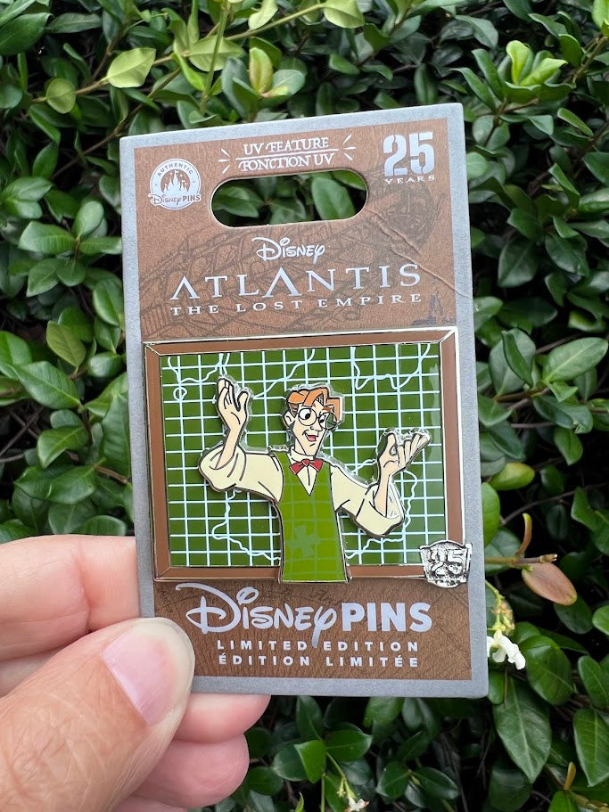 Milo Atlantis 25th Anniversary Disney Pin