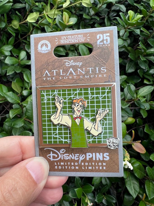 Milo Atlantis 25th Anniversary Disney Pin