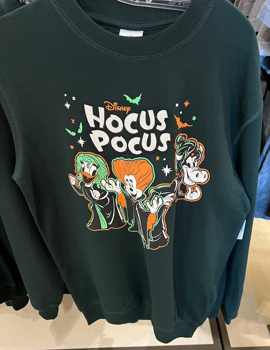 Minnie Daisy & Clarabelle Hocus Pocus Disney Halloween Sweatshirt