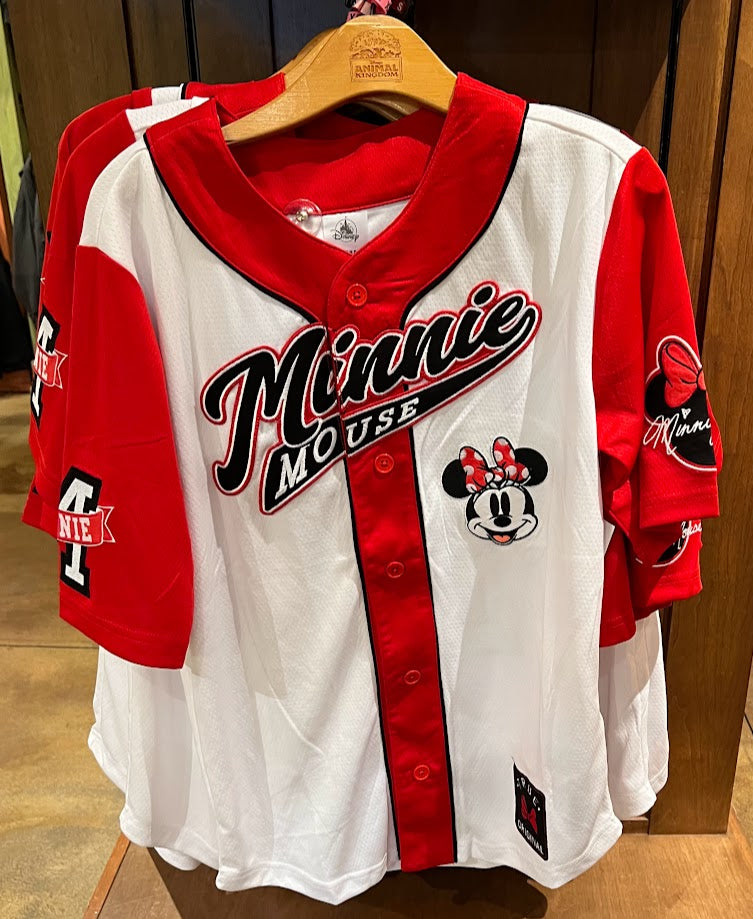 Minnie Baseball Minnie Mouse 28 Baseball Jersey – Shopping the Parks