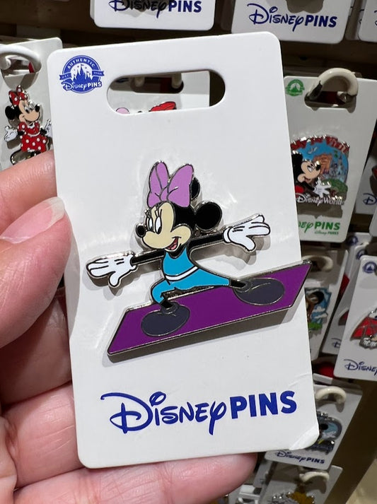 Minnie Mouse Doing Yoga Disney Pin