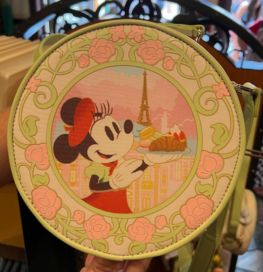 Minnie Mouse France Pavilion Epcot World Showcase Crossbody Bag