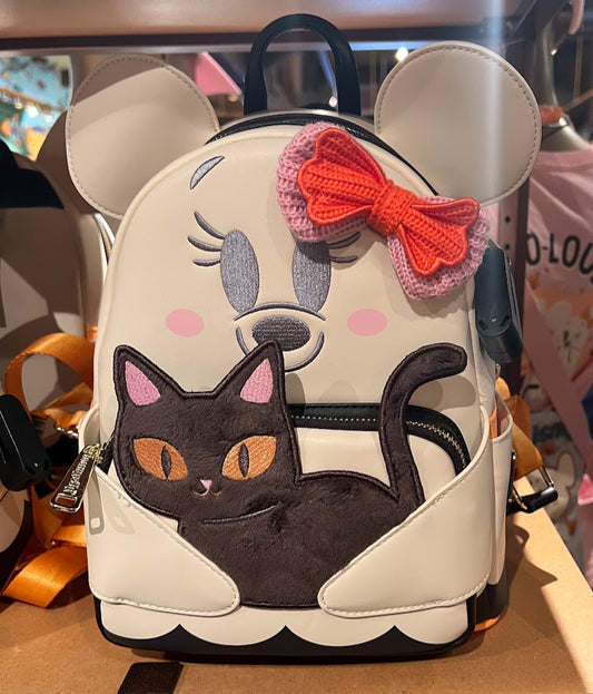 Minnie Mouse Ghost Halloween Loungefly Disney Mini Backpack