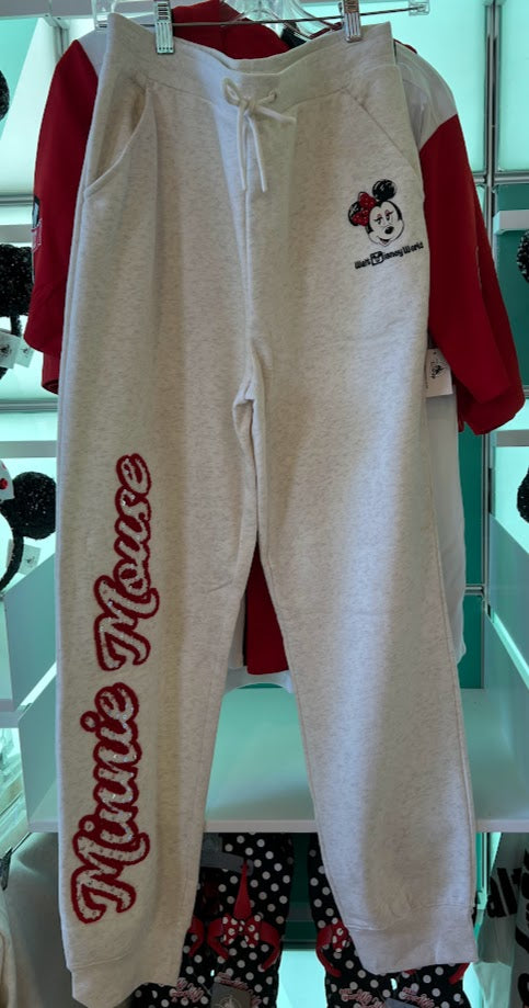 Mickey Mouse Walt Disney World Sequined Adult Joggers