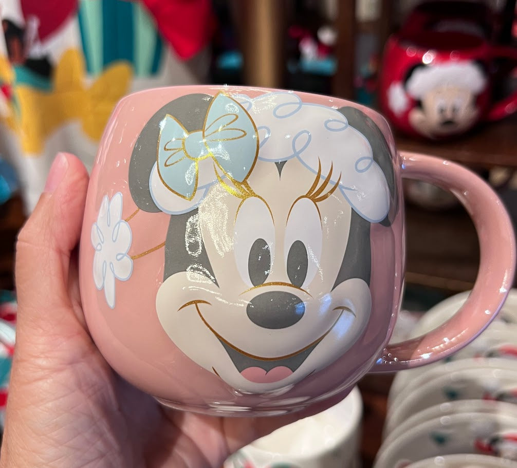 Minnie Mouse Merriest Place on Earth Christmas Mug 16 oz