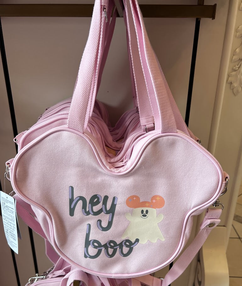 Minnie Mouse Pumpkin Hey Boo Mini Tote