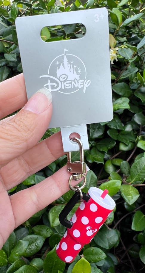 Minnie Mouse Tumbler Disney Parks Bag Clip