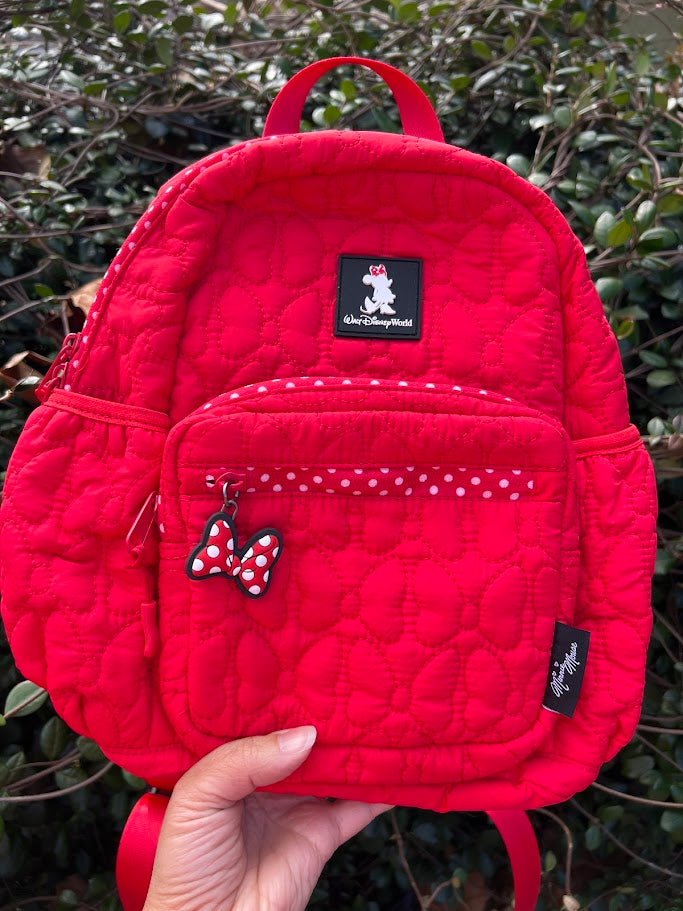 Minnie Mouse Walt Disney World Quilted Mini Backpack