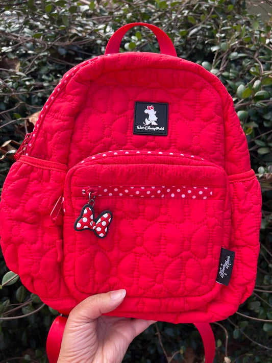 Minnie Mouse Walt Disney World Quilted Mini Backpack