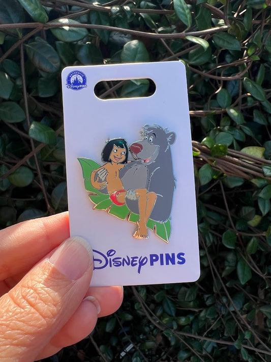 Baloo & Mowgli Jungle Book Disney Pin