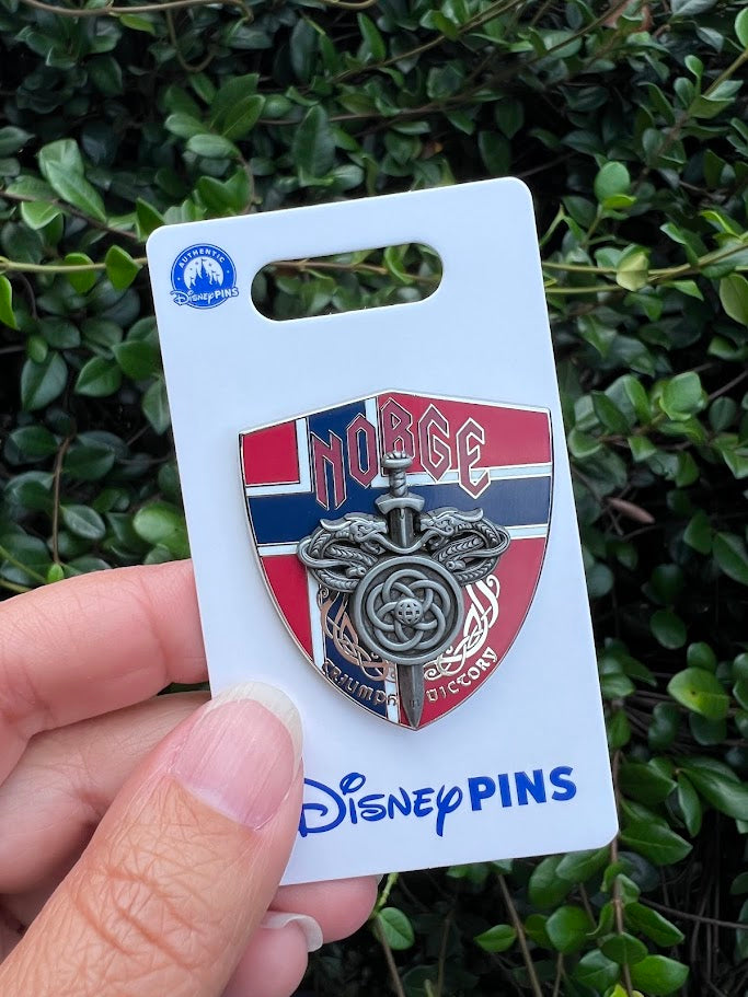 Norge Shield Norway Pavilion Epcot World Showcase Disney Pin