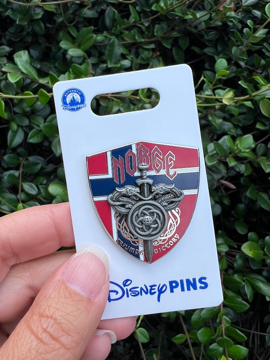 Norge Shield Norway Pavilion Epcot World Showcase Disney Pin